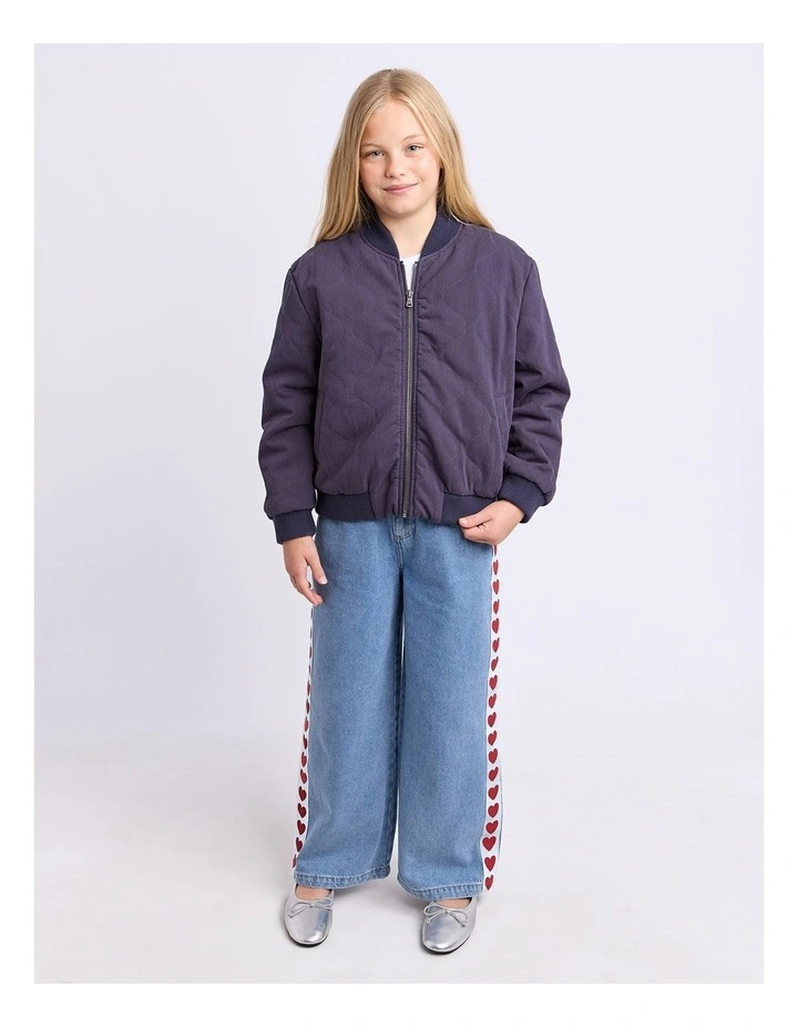 Ayda Bomber (8 - 16 Years) in Navy image 4