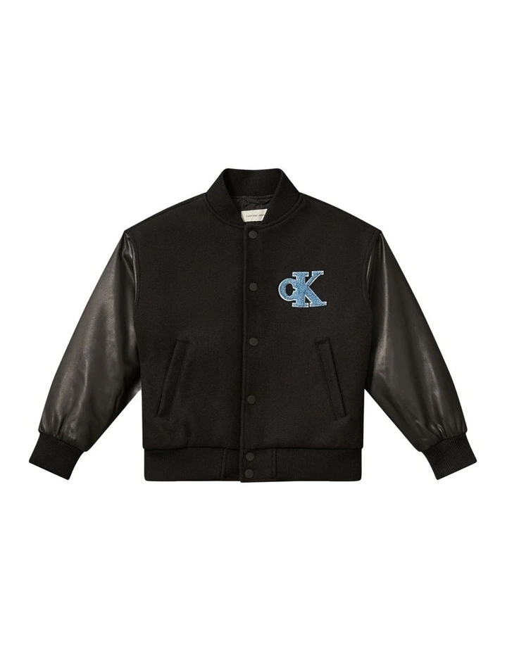 Varsity Jacket (8-16 Years) in Black image 6
