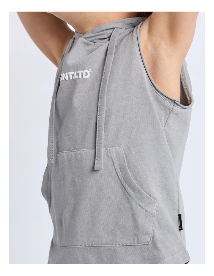 Podium Hooded Muscle (3-7 Years) in Grey image 4