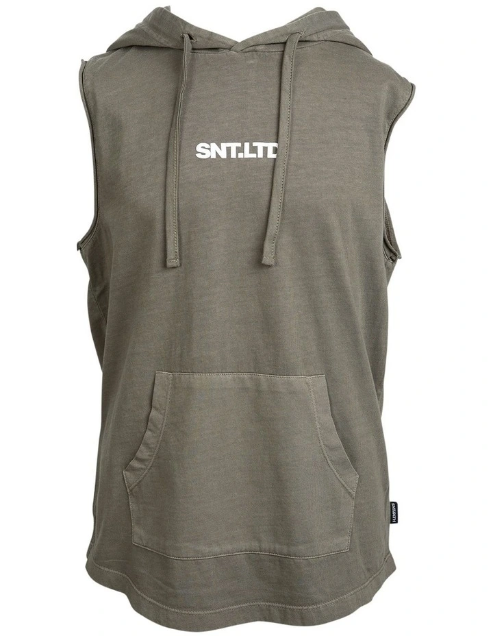 Podium Hooded Muscle (3-7 Years) in Khaki image 5