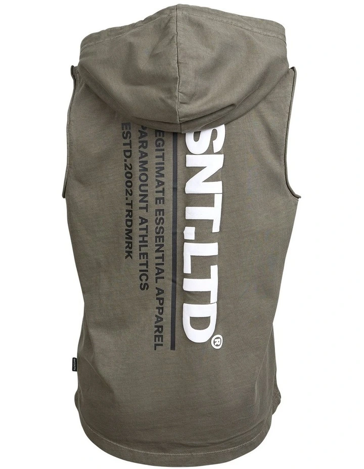 Podium Hooded Muscle (3-7 Years) in Khaki image 6