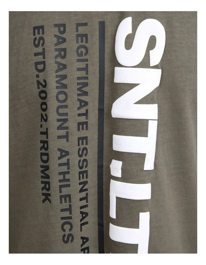 Podium Hooded Muscle (3-7 Years) in Khaki image 7