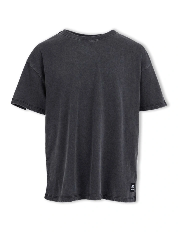 Vintage Wash Tee 3-7 Years 2 Pack in Black/White image 2
