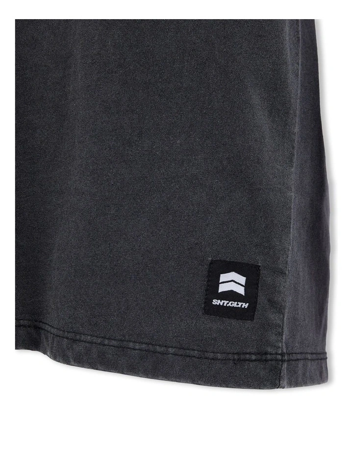 Vintage Wash Tee 3-7 Years 2 Pack in Black/White image 3