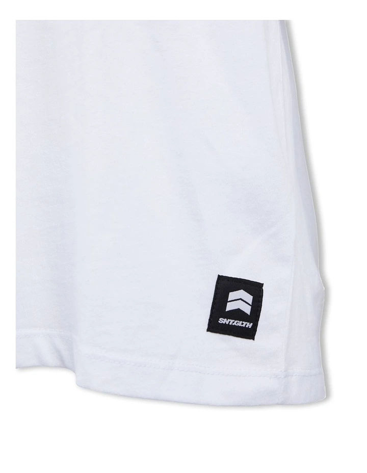 Vintage Wash Tee 3-7 Years 2 Pack in Black/White image 6