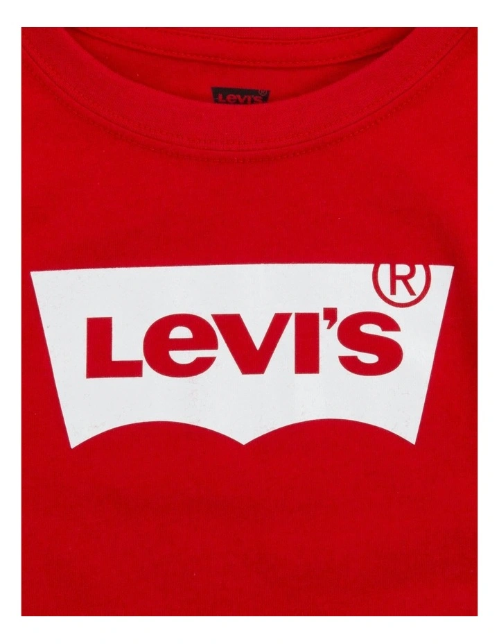 Light Bright Cropped Top in Super Red image 3