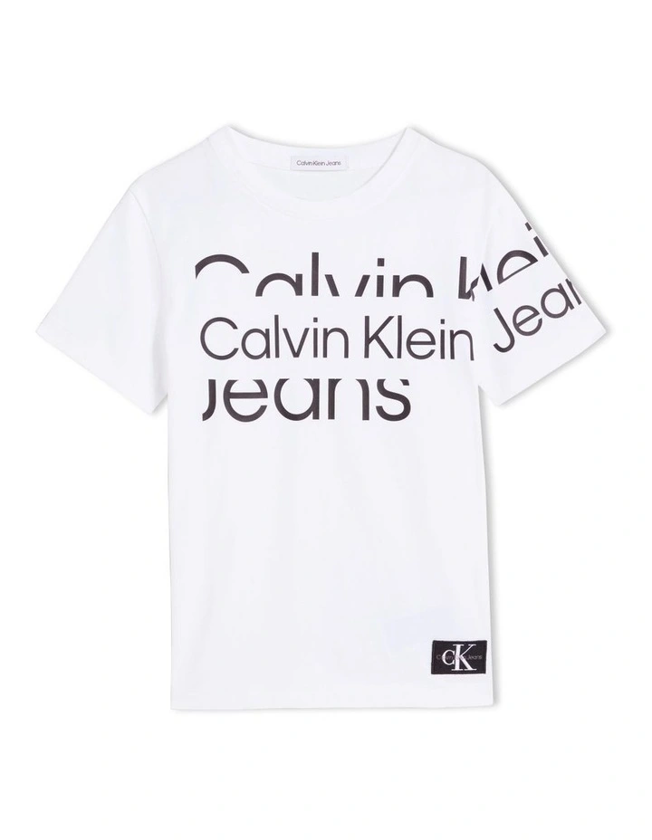 Blownup Logo Short Sleeve T-shirt in Bright White image 1