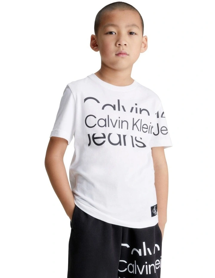 Blownup Logo Short Sleeve T-shirt in Bright White image 2