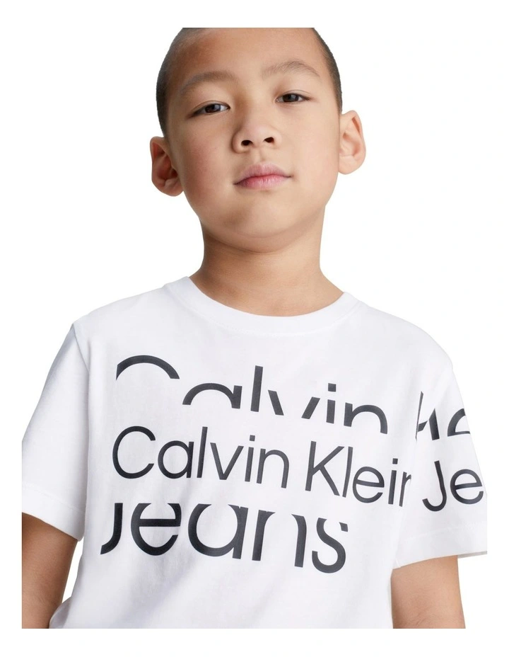 Blownup Logo Short Sleeve T-shirt in Bright White image 4