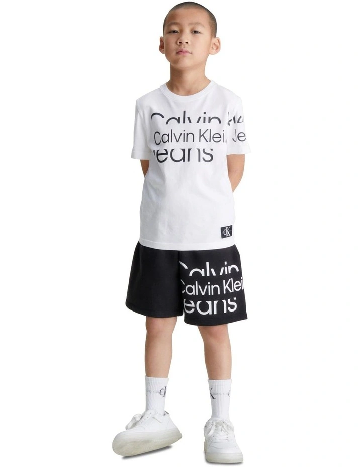 Blownup Logo Short Sleeve T-shirt in Bright White image 5