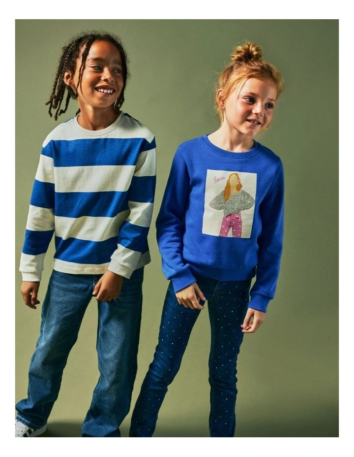 Name It Natias Striped Jersey Jumper MYER