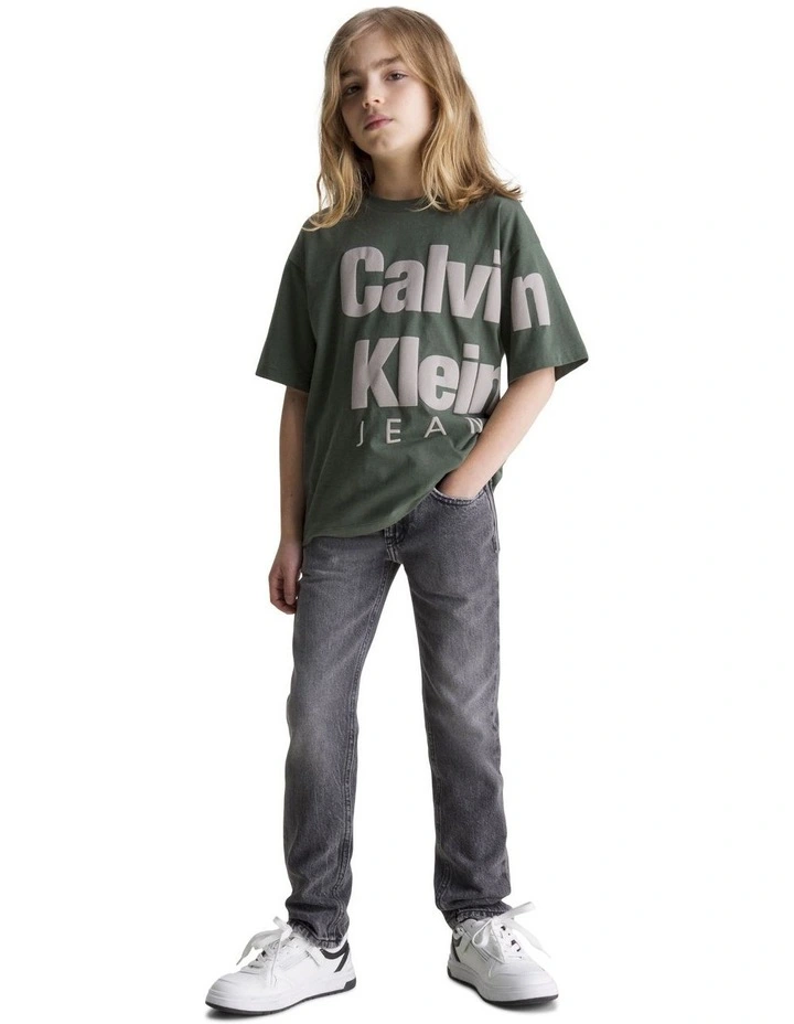 Blownup Logo T-shirt in Thyme image 2