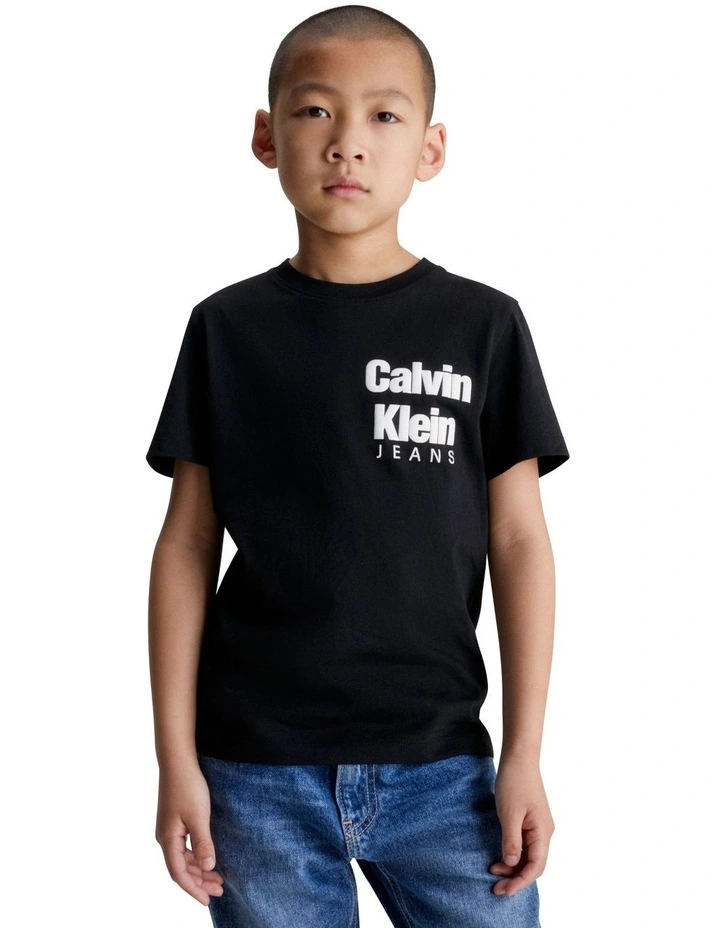 Mini Blownup Logo Short Sleeve T-shirt in Black image 1