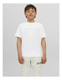 Star Tee Short Sleeve Junior in White