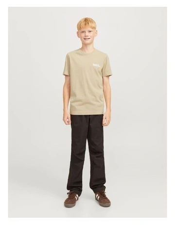 Vermont Wash Tee Junior in Brown