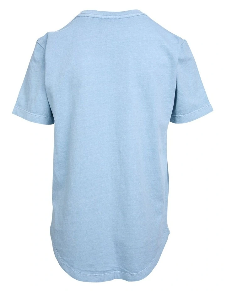 Essential Tee (8-16 Years) in Light Blue image 2