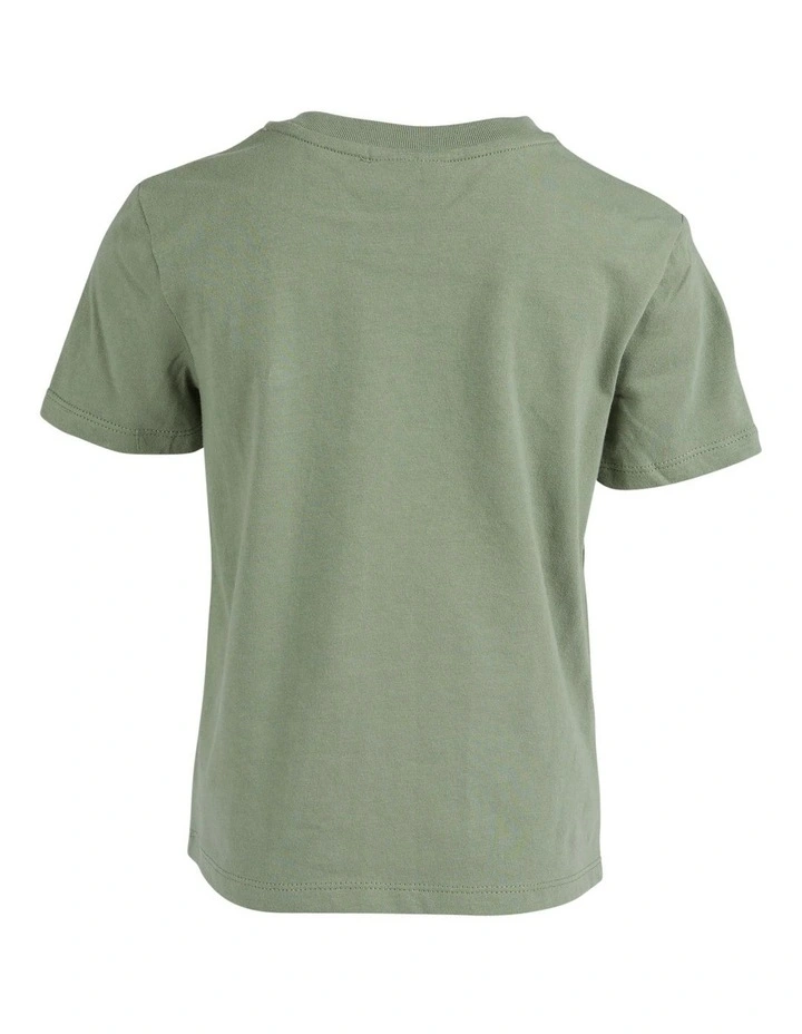 Savannah Panel Tee (3-7 Years) in Khaki image 2