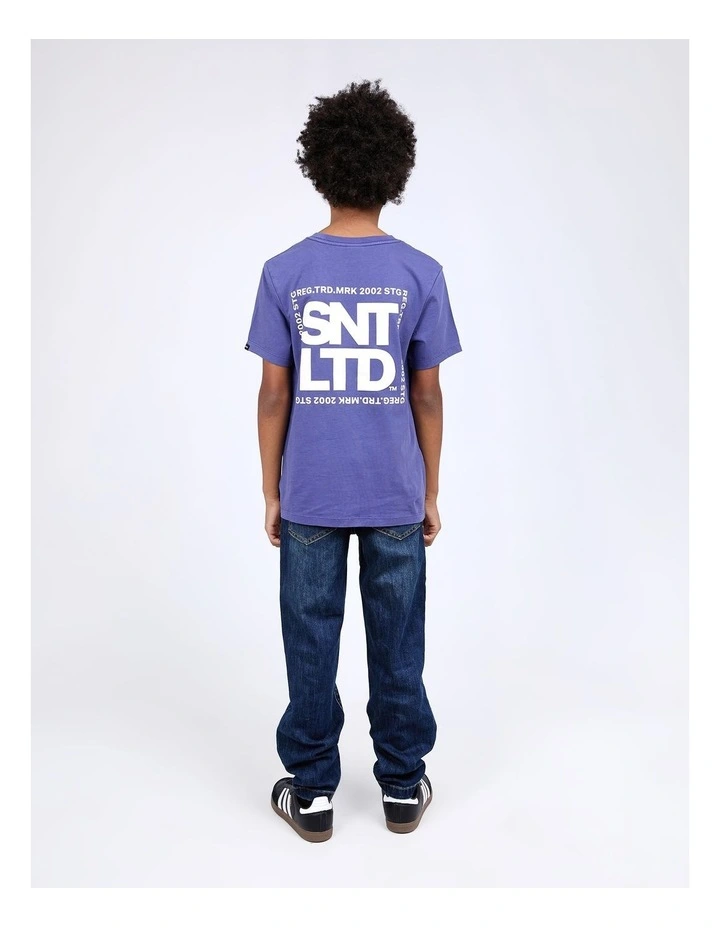 Square Tee (8-16 Years) in Blue image 4