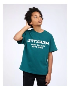 All Rounded Tee (8-16 Years) in Green