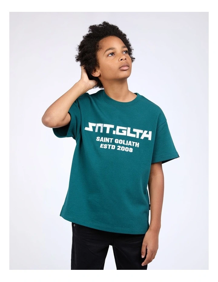 All Rounded Tee (8-16 Years) in Green image 1