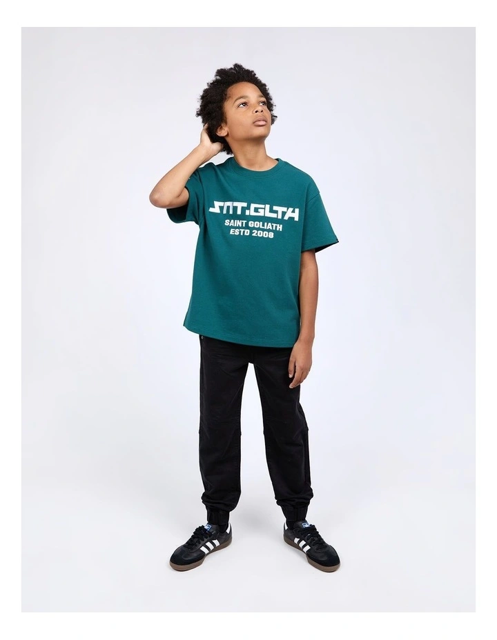 All Rounded Tee (8-16 Years) in Green image 2