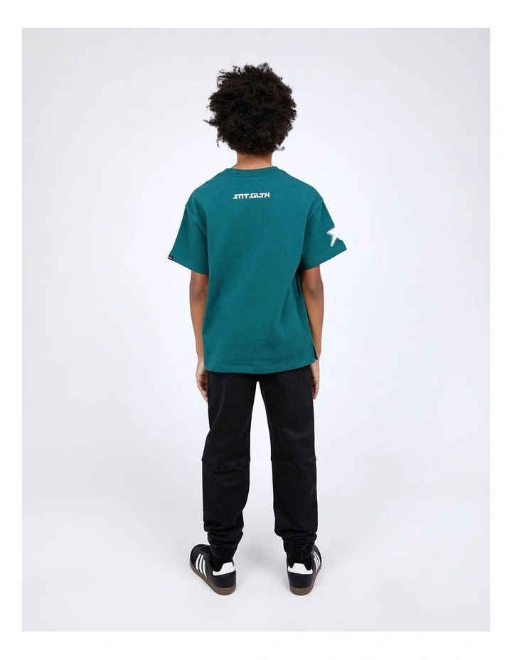 All Rounded Tee (8-16 Years) in Green image 3