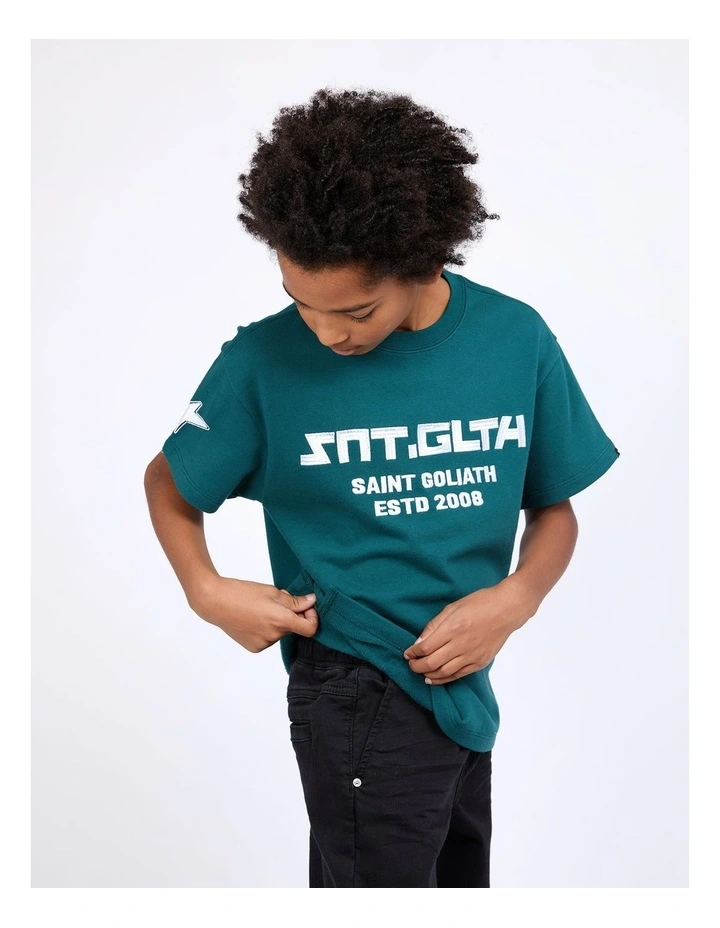 All Rounded Tee (8-16 Years) in Green image 4