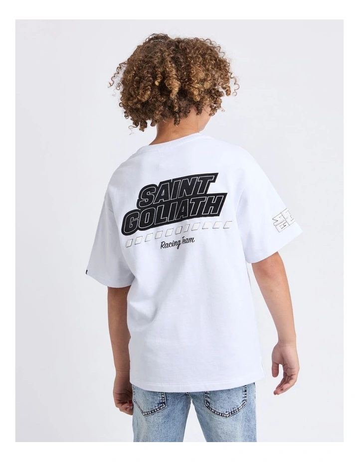 Unrivalled Tee 8-16 Years in White image 3