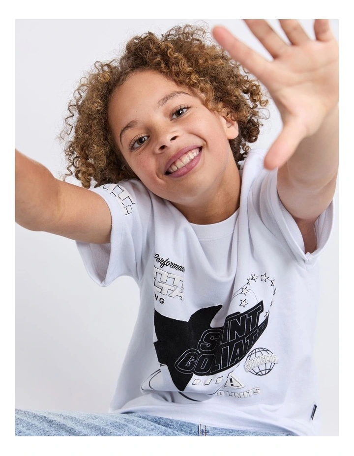 Unrivalled Tee 8-16 Years in White image 4