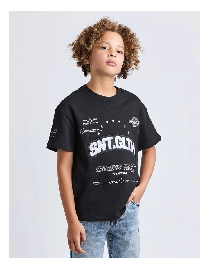 Amplify Tee 8-16 Years in Black image 1