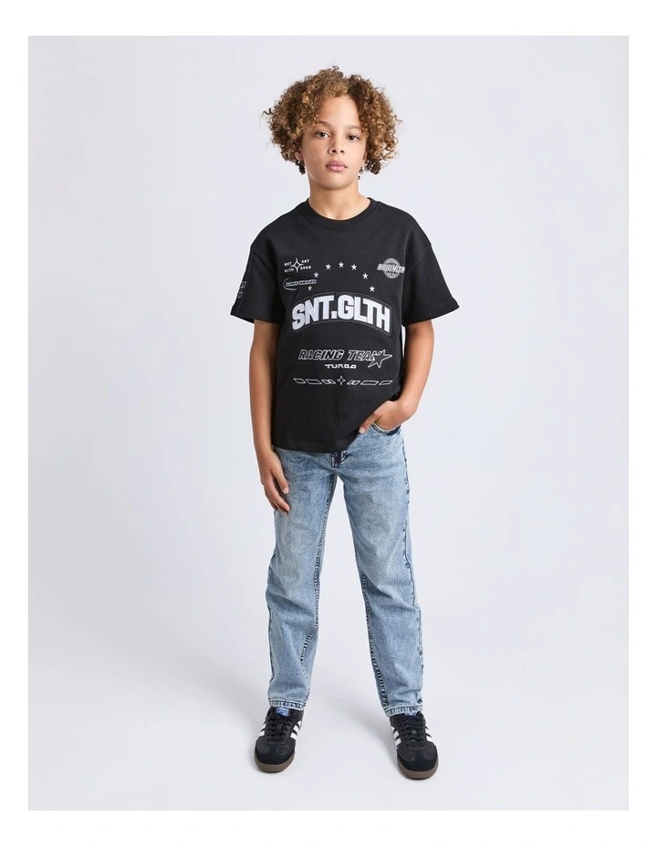 Amplify Tee 8-16 Years in Black image 2