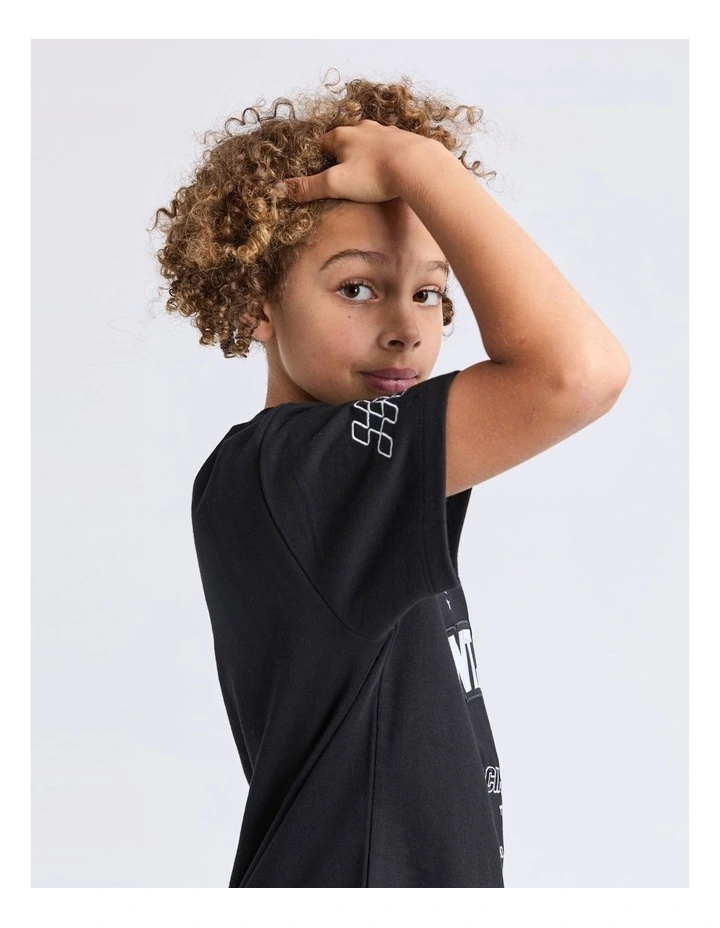 Amplify Tee 8-16 Years in Black image 4