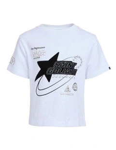 Unrivalled Tee 3-7 Years in White