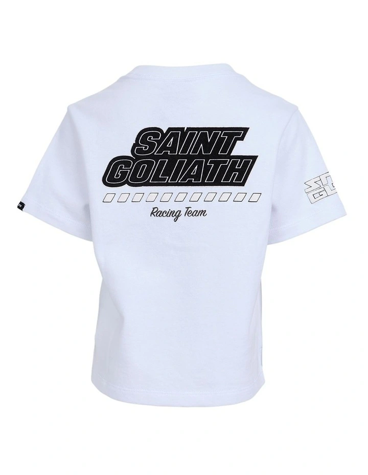 Unrivalled Tee 3-7 Years in White image 2