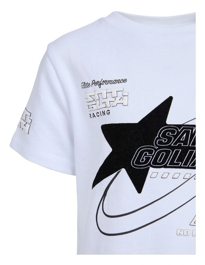 Unrivalled Tee 3-7 Years in White image 3