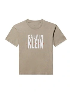 Bold Graphic T-shirt (8-16 Years) in Brown