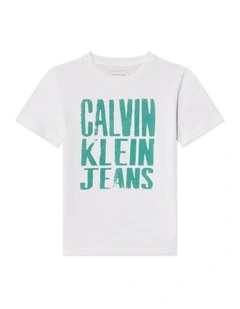 Slogan Graphic T-shirt (8-16 Years) in White