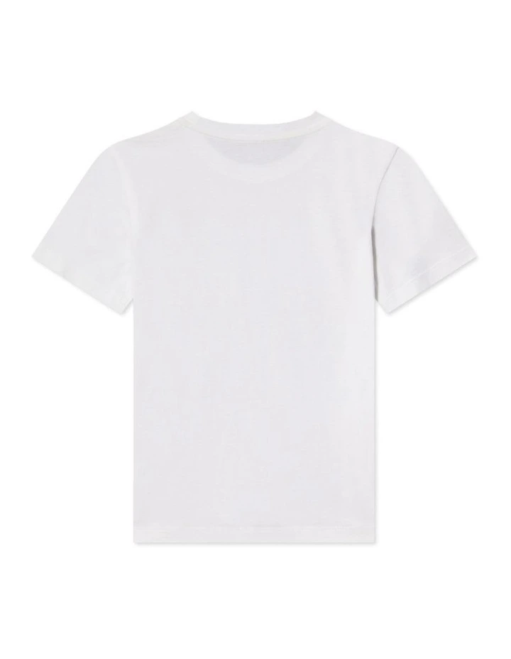 Slogan Graphic T-shirt (8-16 Years) in White image 2