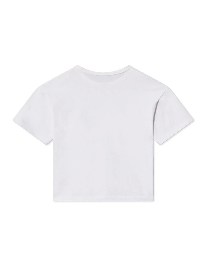Metallic T-shirt (8-16 Years) in White image 6