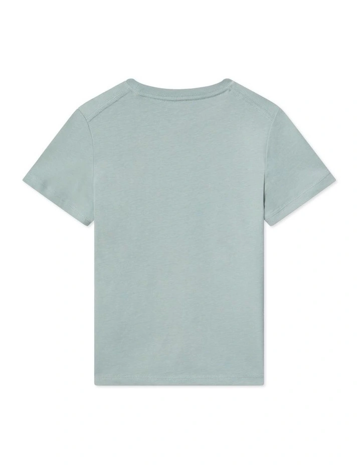 Monogram Short Sleeve T-shirt (8-16 Years) in Green image 2