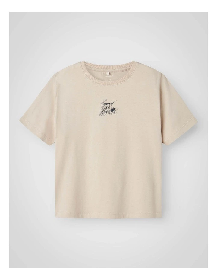 Habo Short Sleeved T-Shirt in Peyote image 1