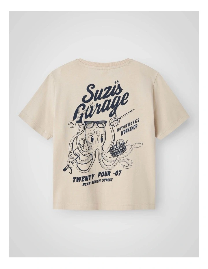 Habo Short Sleeved T-Shirt in Peyote image 2