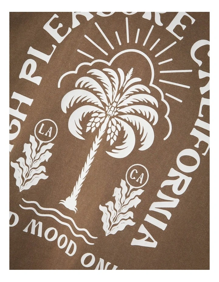 Jarvy Short Sleeved T-Shirt in Walnut image 3