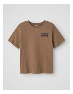 Jolal Short Sleeved T-shirt in Walnut