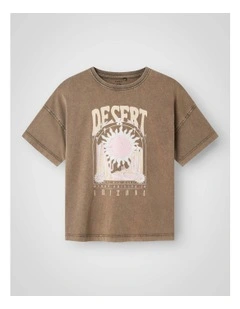 Hommi Short Sleeved T-Shirt in Walnut