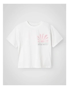 Jely Short Sleeved T-shirt in Bright White