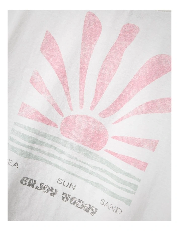 Jely Short Sleeved T-shirt in Bright White image 3