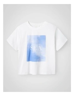 Fogl Short Sleeved T-shirt in Bright White