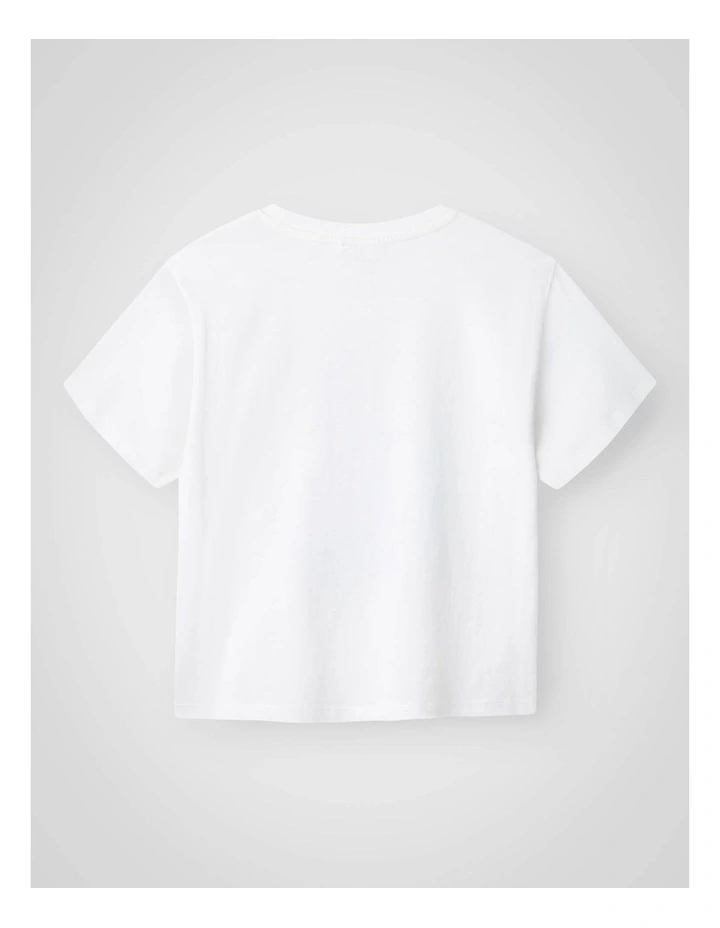 Fogl Short Sleeved T-shirt in Bright White image 2