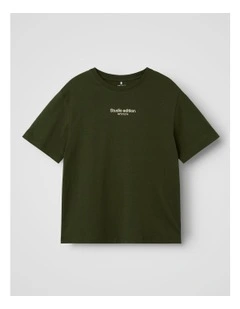 Rody Regular T-shirt in Khaki